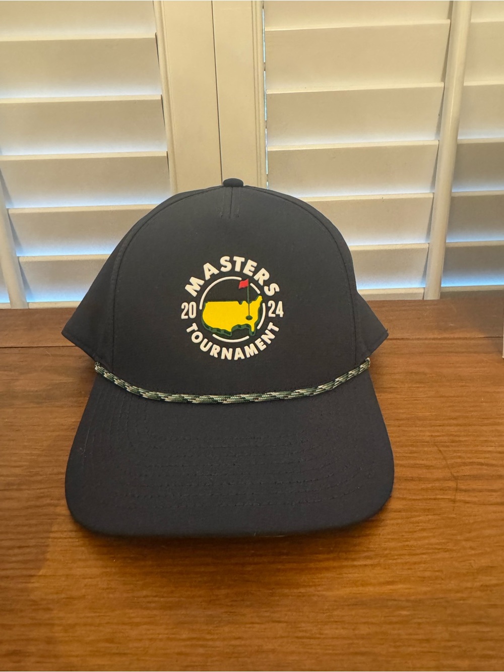 Limited Edition Masters Tournament 2024 Navy Rope-Front Hat American Needle